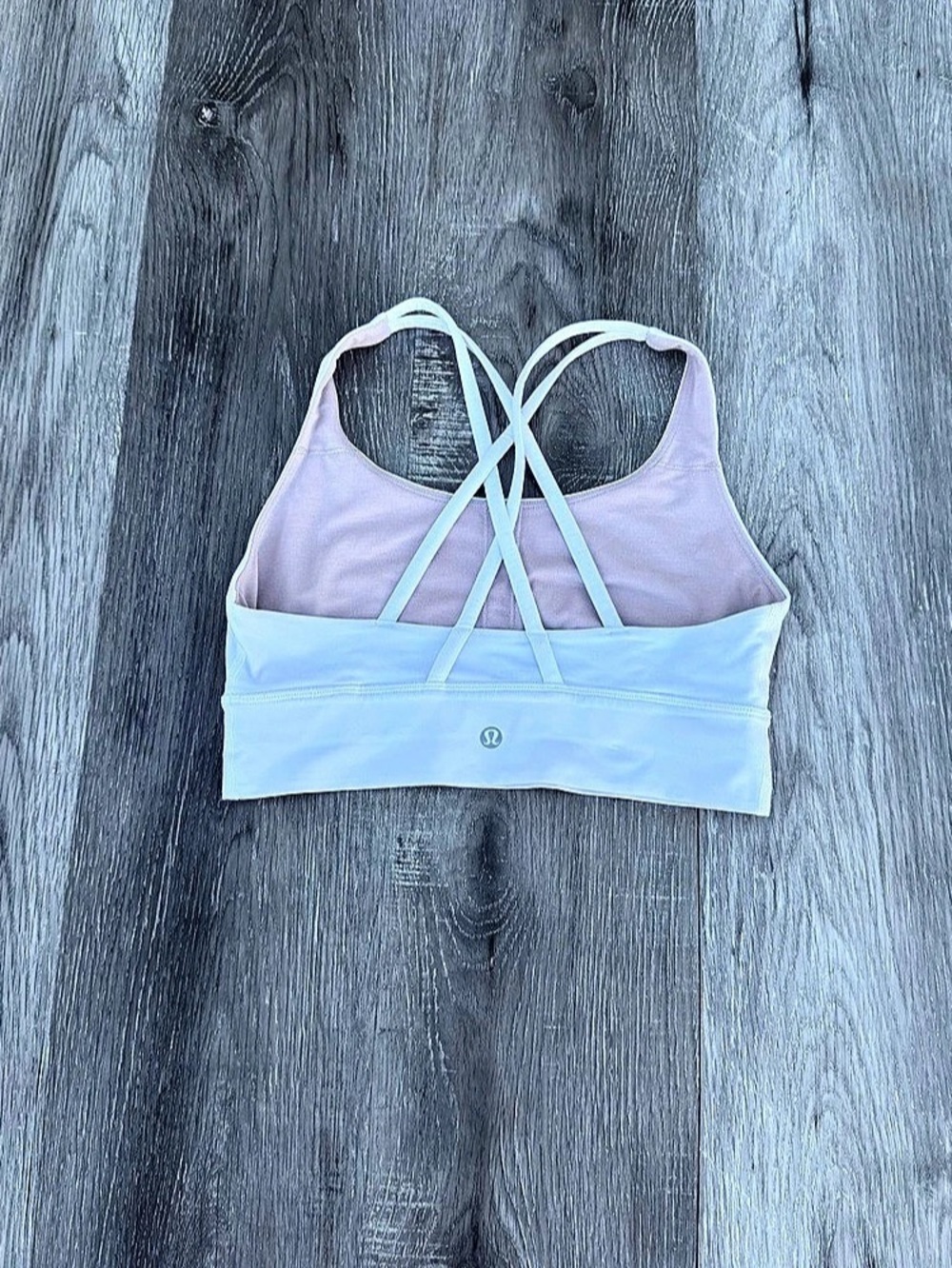lululemon Energy Longline White Bra Size 6